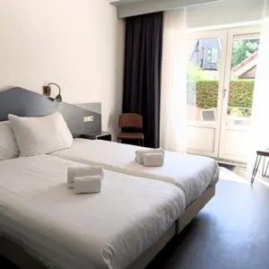 Wellnesskamer en een terras